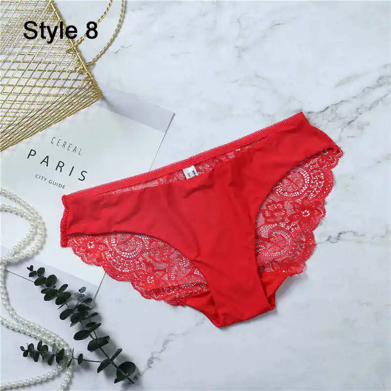 Women Sexy Lace Pantie Cotton Seamless Breathable Leopard Sexy Lingerie Ice Silk Fashion Underwear - Jungle Line