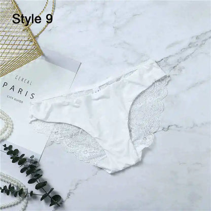 Women Sexy Lace Pantie Cotton Seamless Breathable Leopard Sexy Lingerie Ice Silk Fashion Underwear - Jungle Line