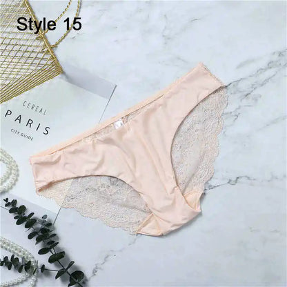 Women Sexy Lace Pantie Cotton Seamless Breathable Leopard Sexy Lingerie Ice Silk Fashion Underwear - Jungle Line