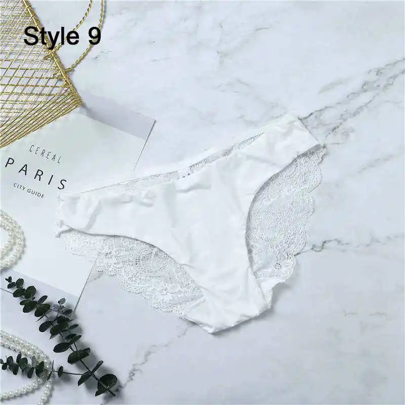 Women Sexy Lace Pantie Cotton Seamless Breathable Leopard Sexy Lingerie Ice Silk Fashion Underwear - Jungle Line
