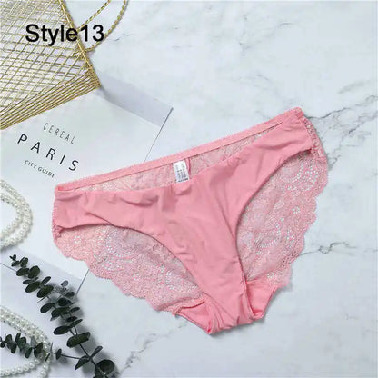 Women Sexy Lace Pantie Cotton Seamless Breathable Leopard Sexy Lingerie Ice Silk Fashion Underwear - Jungle Line