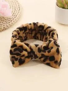 Bandeau de Bain Léopard à Nœud Papillon - Élégance et Confort JUNGLE LINE