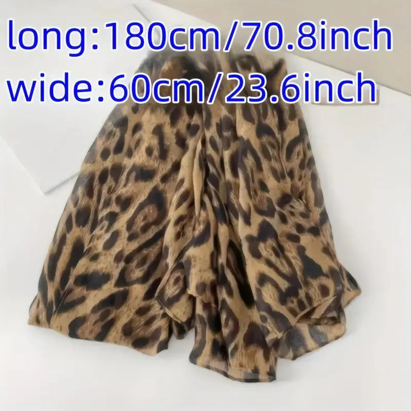 Écharpe Léopard Légère d'Été JUNGLE LINE