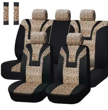 Housse de Siège de Voiture Universelle en Peluche Courte JUNGLE LINE