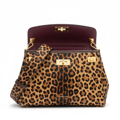 Sac à main léopard premium
