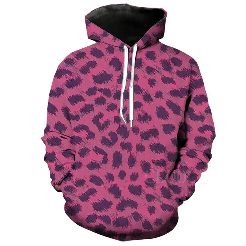 3D printed Harajuku men's sportswear leopard print men's - Jungle Line