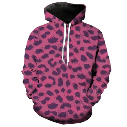3D printed Harajuku men's sportswear leopard print men's - Jungle Line