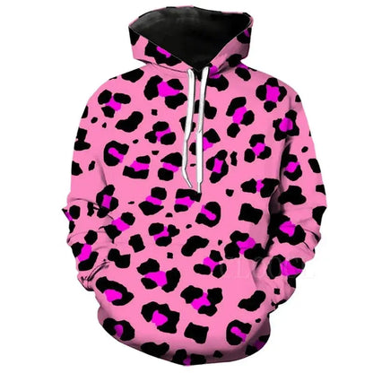 3D printed Harajuku men's sportswear leopard print men's - Jungle Line