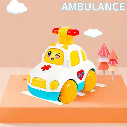 Baby Animal Car Toys Toddler Press and Go Cars Pull Back Jungle Line