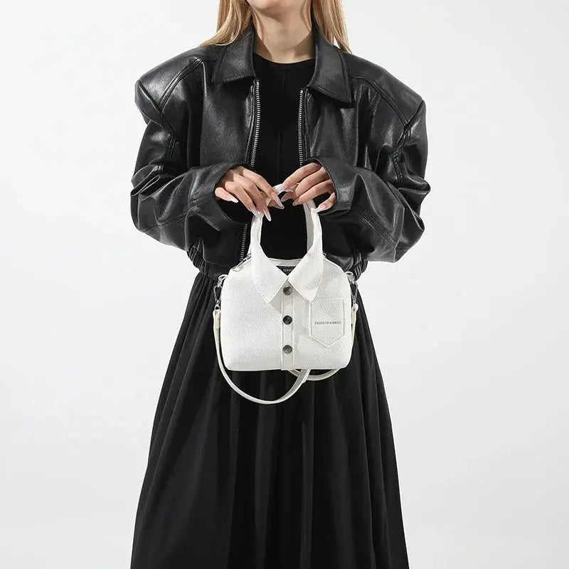 PU Square Compact Shoulder and Crossbody Bags Unique - Jungle Line