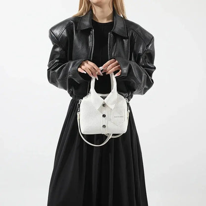 PU Square Compact Shoulder and Crossbody Bags Unique - Jungle Line