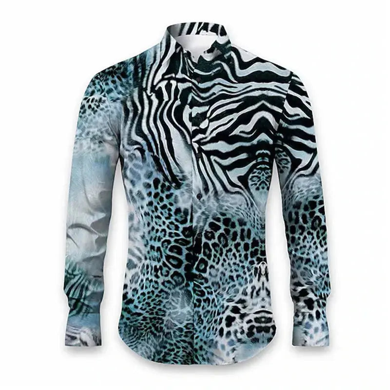 Men's New Fashion Long-Sleeved Shirts Casual Autumn - Jungle Line