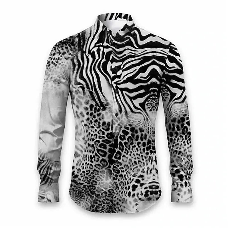 Men's New Fashion Long-Sleeved Shirts Casual Autumn - Jungle Line