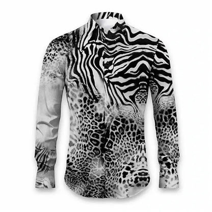 Men's New Fashion Long-Sleeved Shirts Casual Autumn - Jungle Line