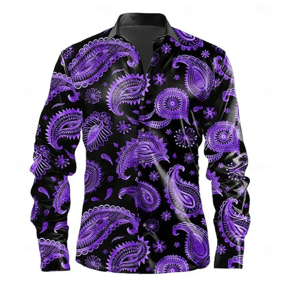 Men's New Fashion Long-Sleeved Shirts Casual Autumn - Jungle Line