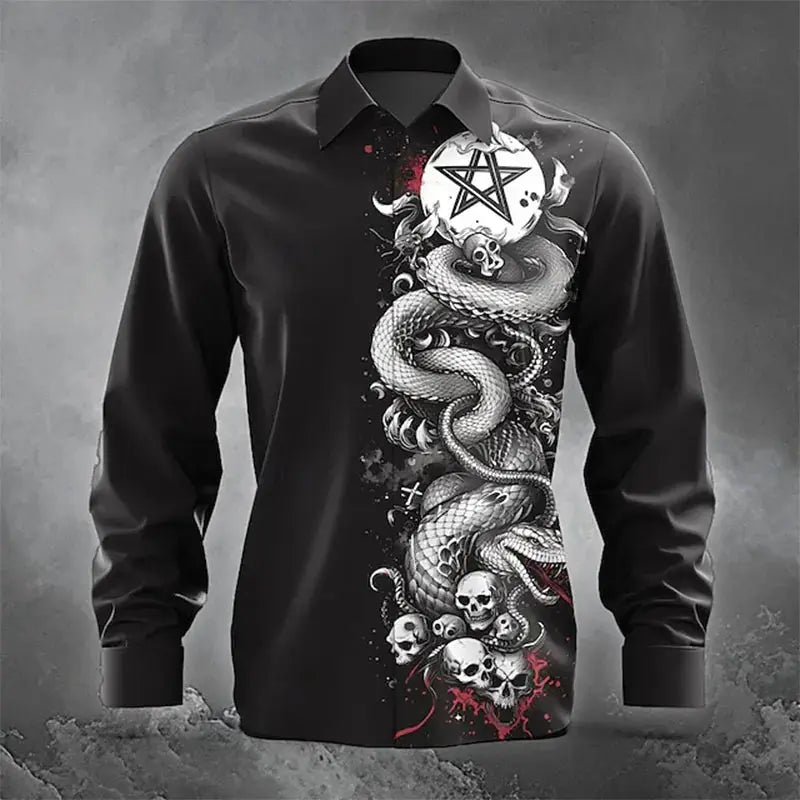 Men's New Fashion Long-Sleeved Shirts Casual Autumn - Jungle Line