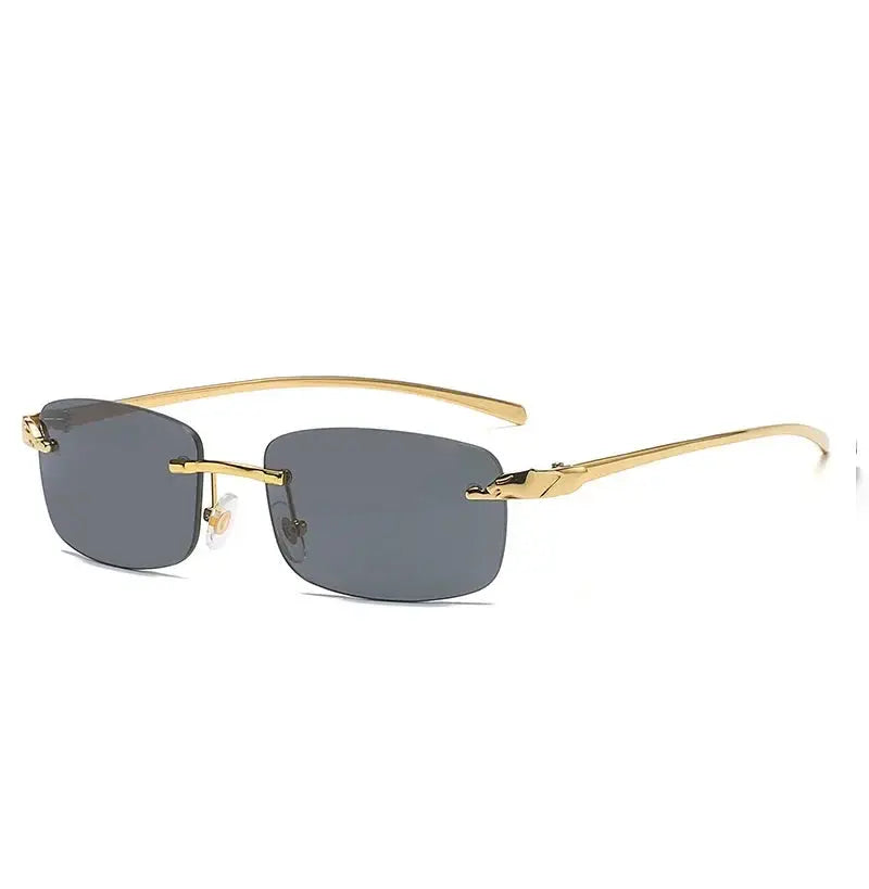 Fashion Vintage Rimless Square Sunglasses  Men - Jungle Line