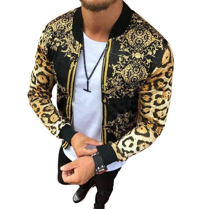 Spring Autumn New Y2K Print Fashion Casual Jacket Jungle Line