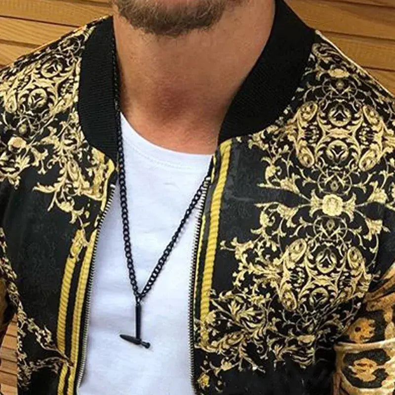 Spring Autumn New Y2K Print Fashion Casual Jacket Jungle Line
