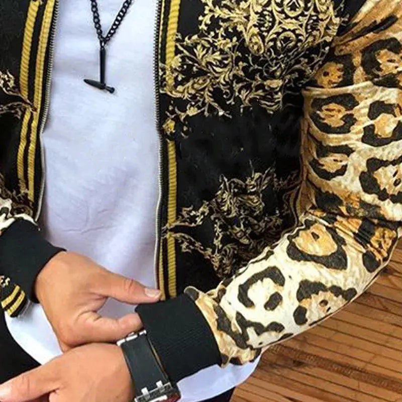 Spring Autumn New Y2K Print Fashion Casual Jacket Jungle Line