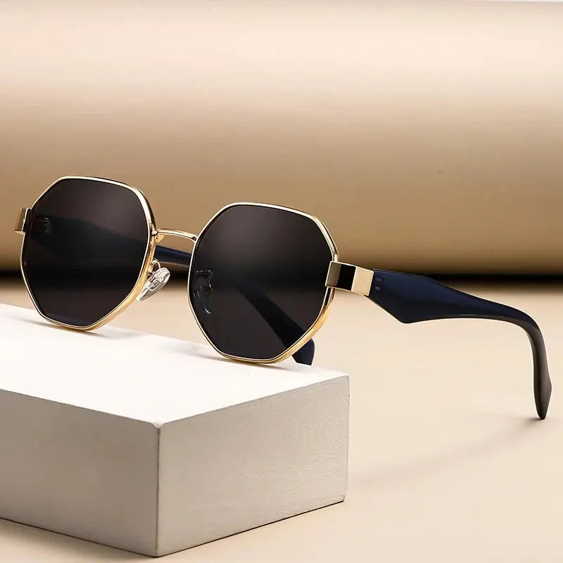 New Retro Sunglasses Women Fashion Polygonal - Jungle Line