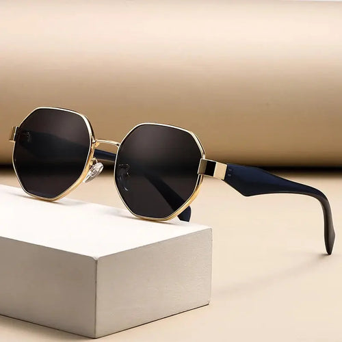 New Retro Sunglasses Women Fashion Polygonal - Jungle Line