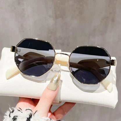 New Retro Sunglasses Women Fashion Polygonal - Jungle Line