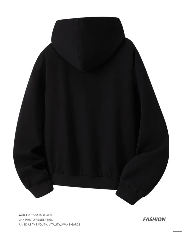 Sweat à capuche homme Jungle Line à motif léopard réversible, double face, poches, fermeture éclair, couleur contrastée.