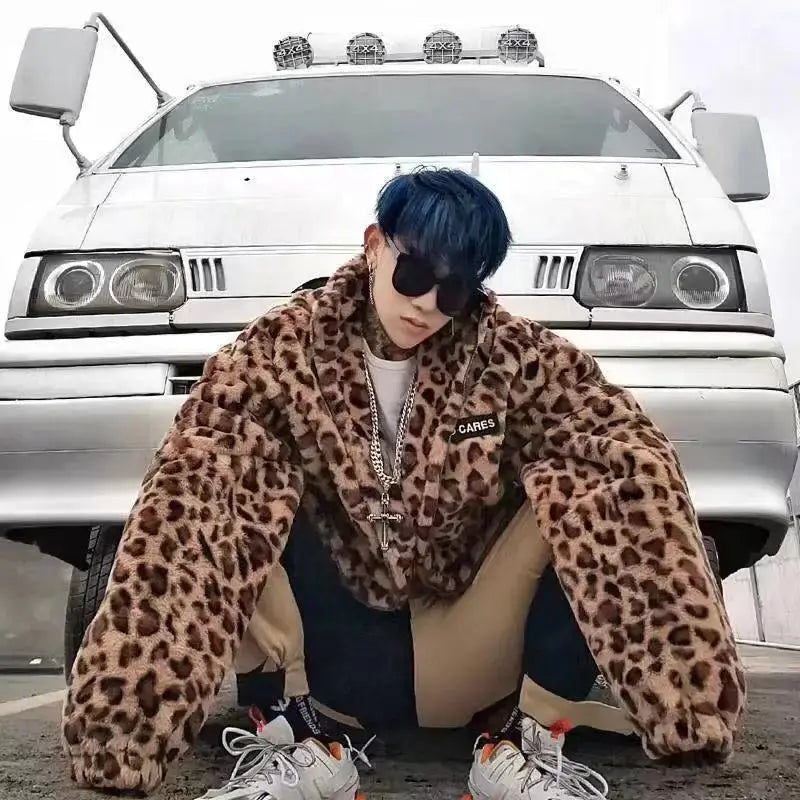 2023 New Fashion Warm Love Winter Jacket Men Jungle Line