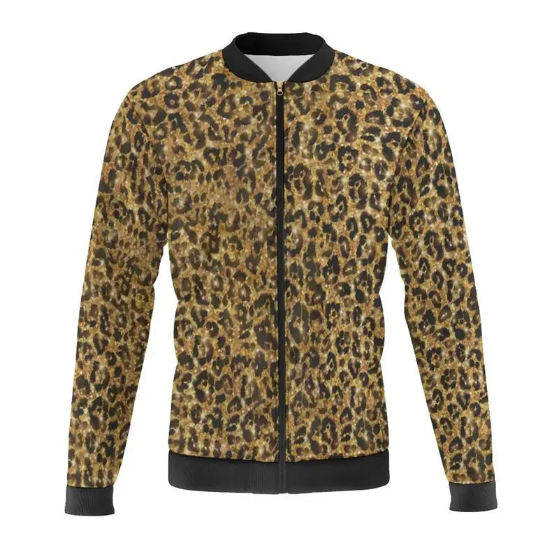 New Leopard Print 3d Printed Colorful Jacket New - Jungle Line