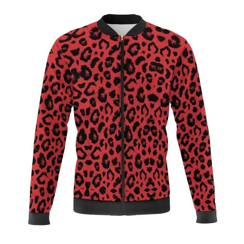New Leopard Print 3d Printed Colorful Jacket New - Jungle Line