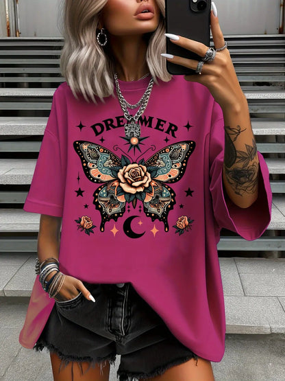 Summer Plus Size Fashion Women's T-Shirt Original Design - Jungle Line