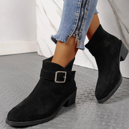 New Ankle Boots Women High Heels Women Shoes Jungle Line