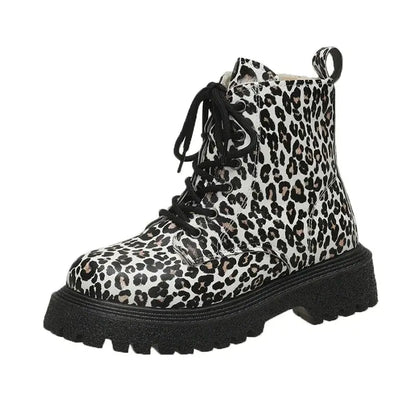 Trend New Snow Boots Winter Walking Mujer Goth Motorcycle Jungle Line