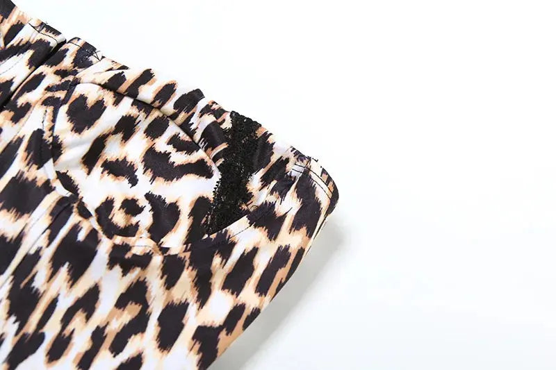 Leopard Printing Bandeau Top Off Shoulder Tube Tops For Women Streetwear Slim Fit Bralette Mujer Bustier Lingerie Sexy De Femmes - Jungle Line