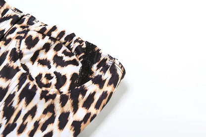 Leopard Printing Bandeau Top Off Shoulder Tube Tops For Women Streetwear Slim Fit Bralette Mujer Bustier Lingerie Sexy De Femmes - Jungle Line