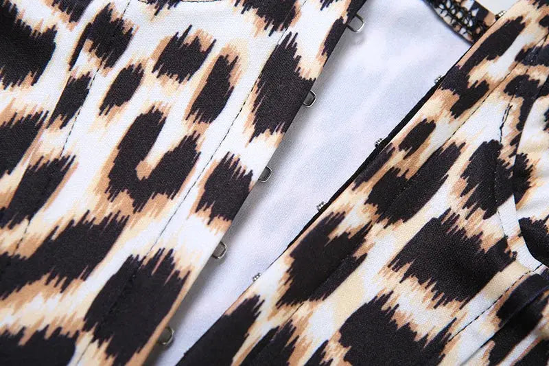 Leopard Printing Bandeau Top Off Shoulder Tube Tops For Women Streetwear Slim Fit Bralette Mujer Bustier Lingerie Sexy De Femmes - Jungle Line