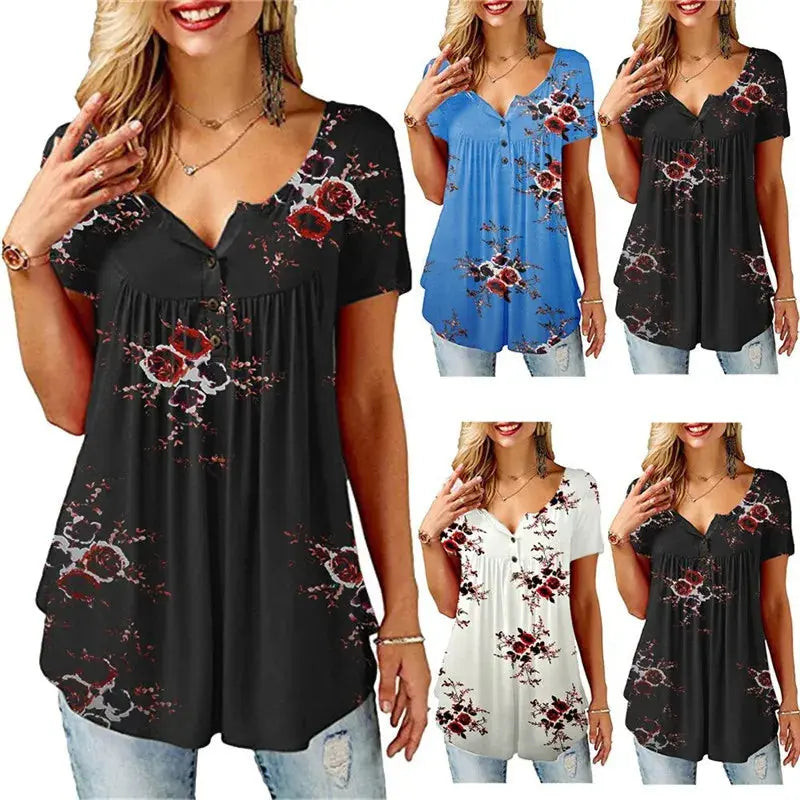 Harajuku Tops T-Shirt Summer Fashion T Shirt Women - Jungle Line