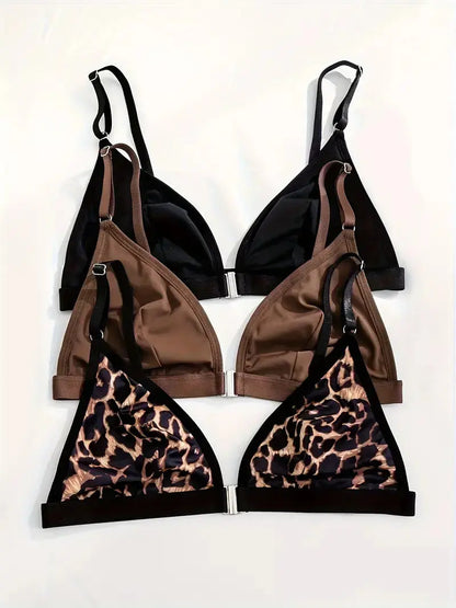 Lot de 3 Soutiens-Gorge Élégants Femme | Confort & Style