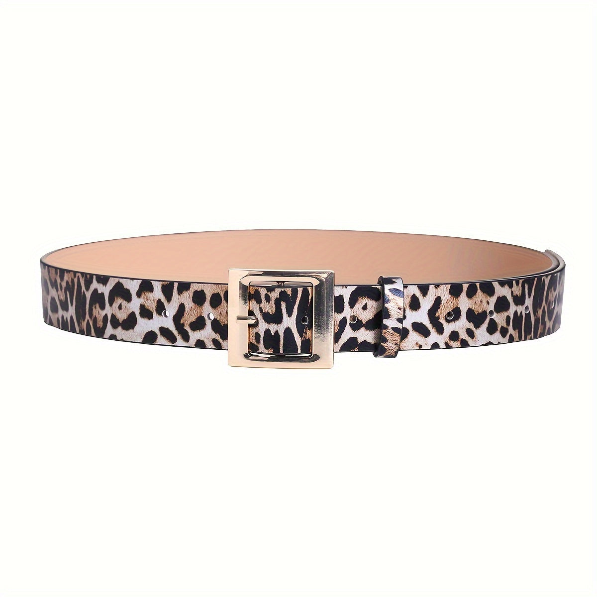 Single Leopard Print Wide Waist Belt for Women - Jungle Line