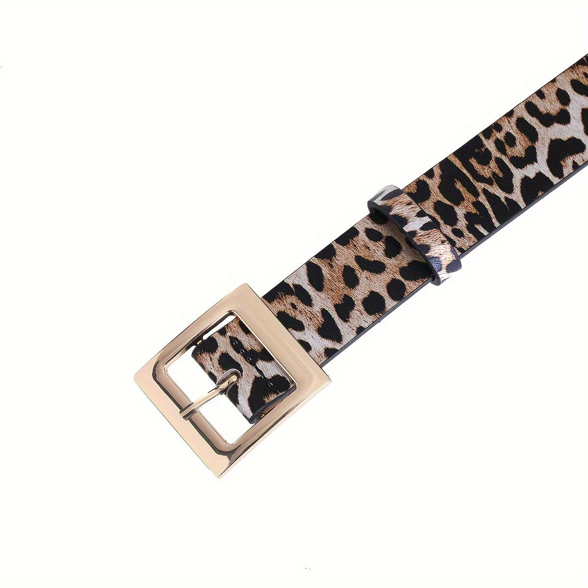 Single Leopard Print Wide Waist Belt for Women - Jungle Line