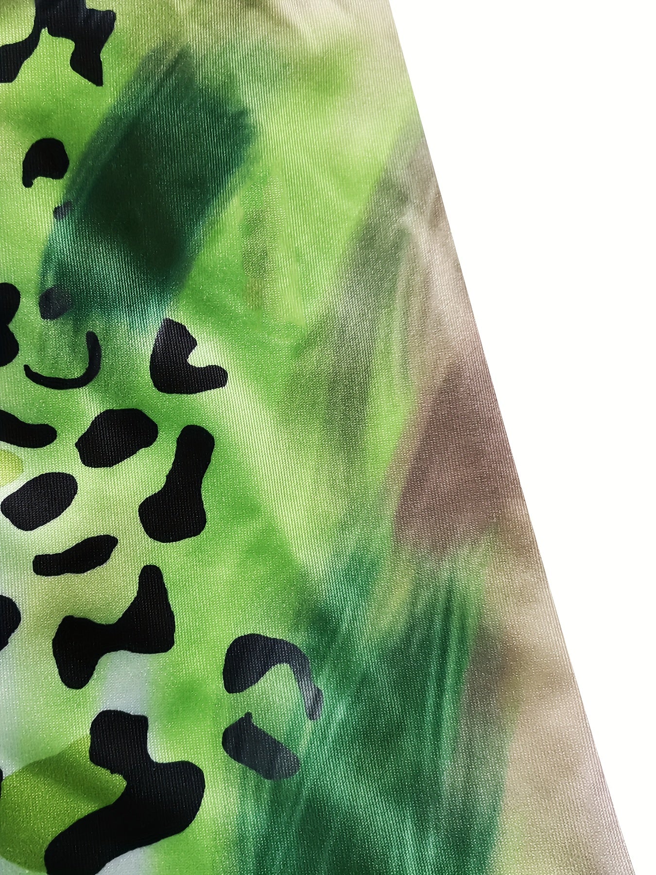 Leopard Print Backless Dress, Sexy Bodycon Spaghetti Strap Dress, Women's Clothing - Jungle Line