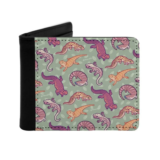 Reptile Rave Personalized Wallet For Men And Women - Jungle Line