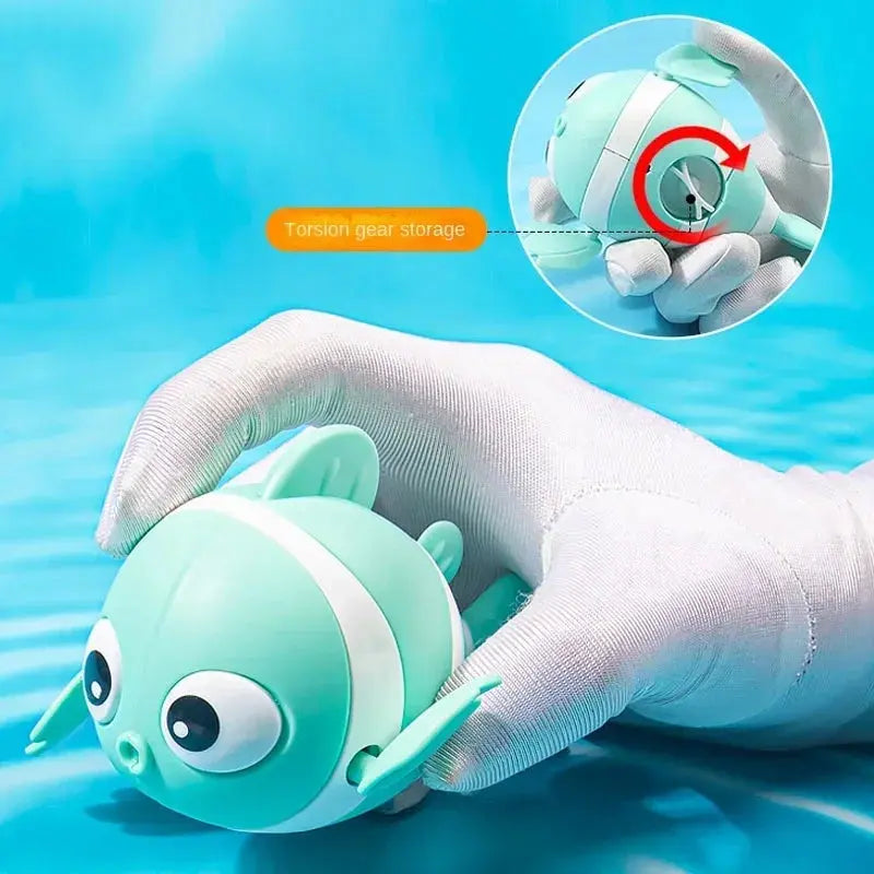 Bath Toys Cute Swimming Clown Fish Bath Toy for Toddlers Jungle Line