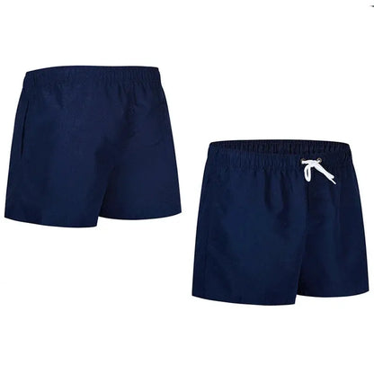 Mens Swim Trunks with Pockets Mesh Liner Summer Jungle Line
