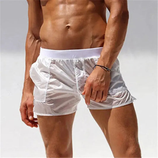 Summer Swimwear Men Shorts Swimsuits Swim Jungle Line
