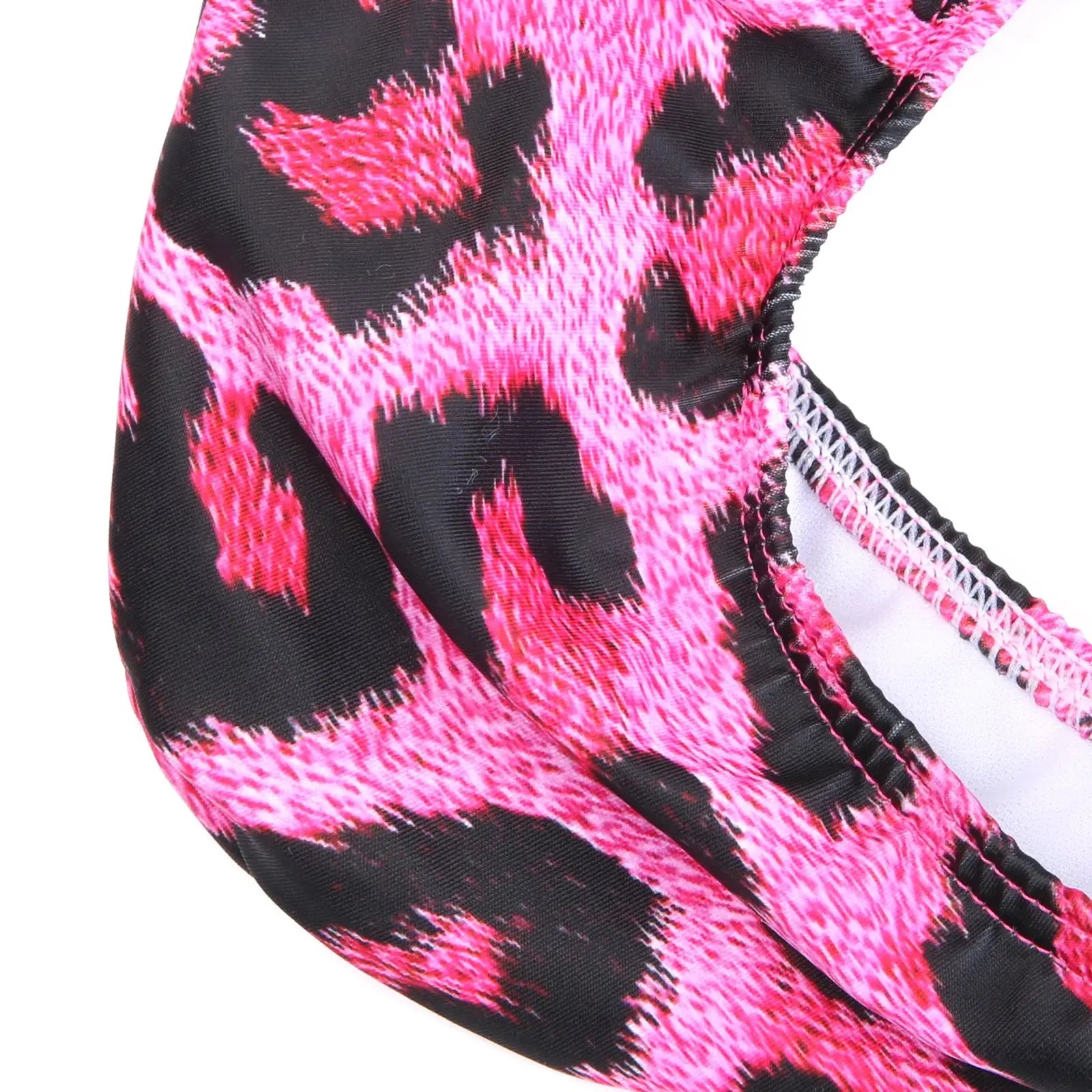 Slip de bain homme Jungle Line à motifs léopard, maillot de bain sexy, taille basse, idéal pour plage et piscine.