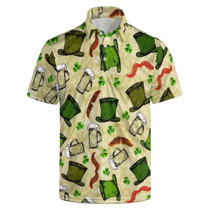 Fashion Leopard Polo Shirt For Men Summer Women - Jungle Line
