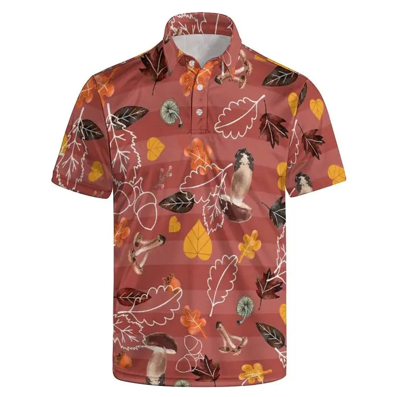 Fashion Leopard Polo Shirt For Men Summer Women - Jungle Line