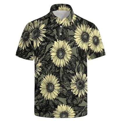 Fashion Leopard Polo Shirt For Men Summer Women - Jungle Line